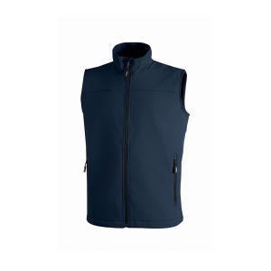 Gilet softshell antivento idrorepellente taglia 2xl blu  in231wb/2xl