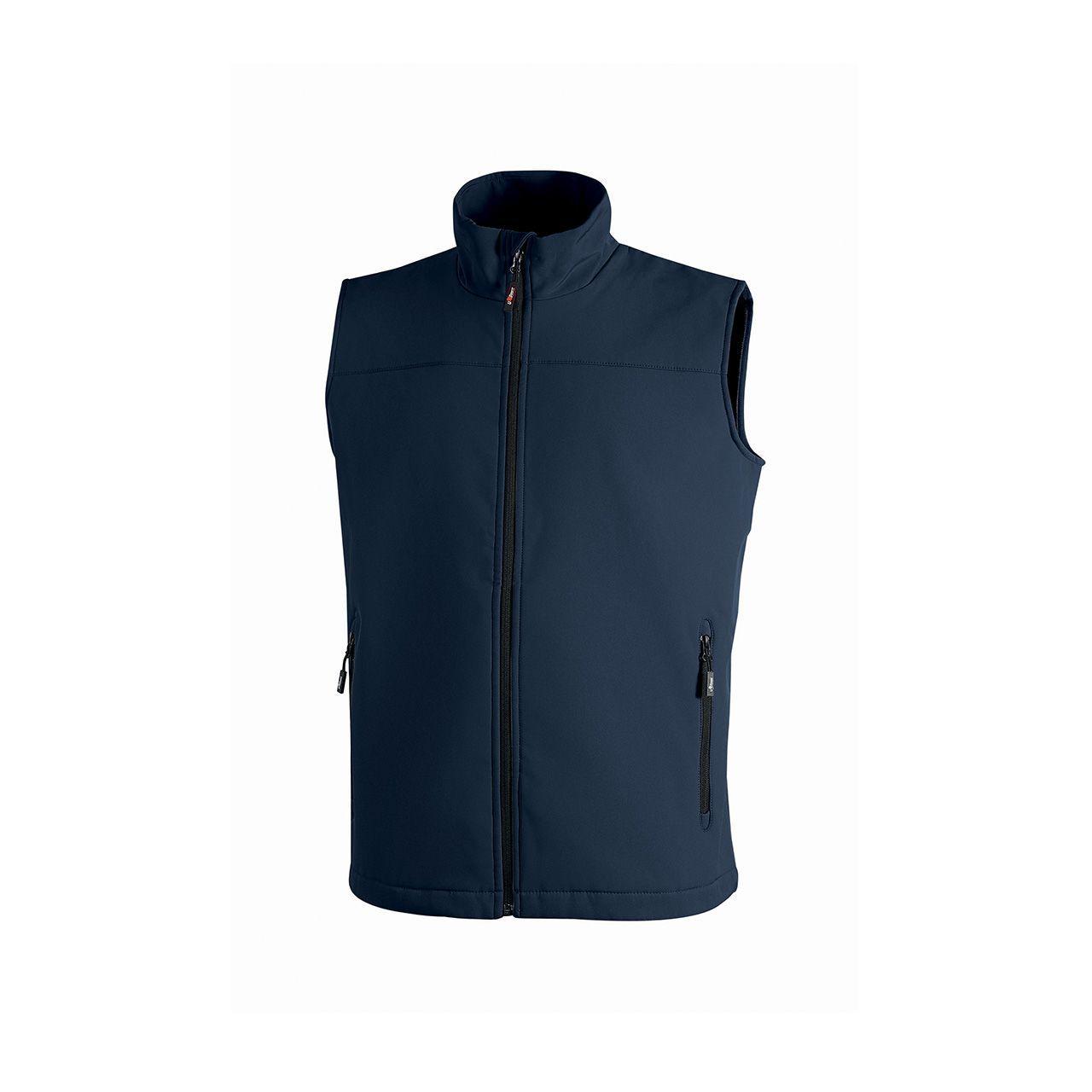 gilet softshell uomo blu antivento idrorepellente taglia 2XL u group