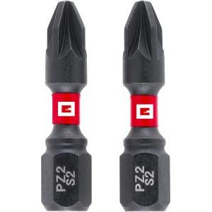 Set 2 punte einhell con doppia zona di torsione 30mm - 49132050