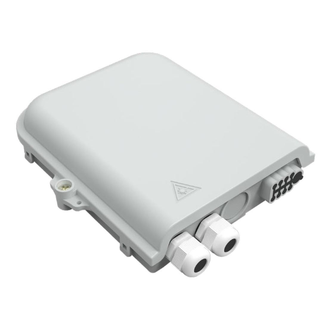 box ftth fracarro tdt8 terminale di testa 8 sc apc ip66 vista esterna
