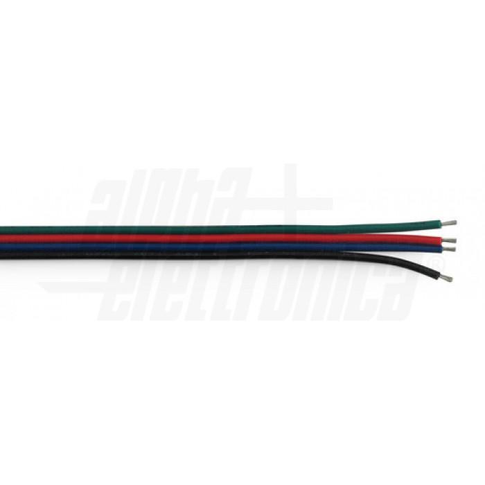 ALPHA ELETTRONICA CAVO PIATTINA AWG20 4 POLI 4X0,5MM 5 METRI - WTR61/204/5
