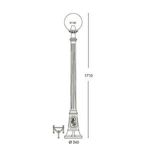 Artu' g250 nero trasparente e27 a60 - g25.158.000.axv1k