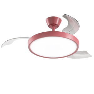 Ventilatore da soffitto  myra con luce led rosso - 7196 r ct