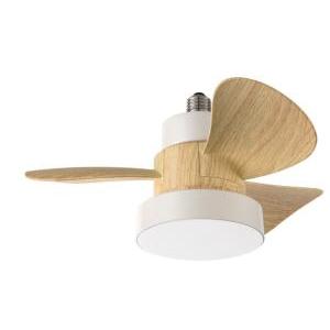 Ventilatore da soffitto  led attacco e27 - 7208 b ct