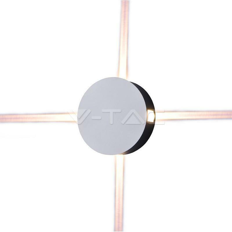 v-tac v-tac applique led 4w da esterno ip65 luce calda 3000k vt-706 8213 - foto 1