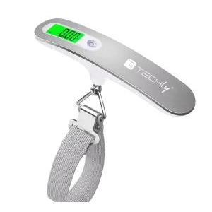 Pesa valigie digitale techly 50 kg  con display lcd - 621123