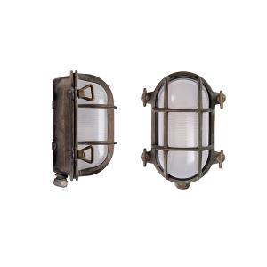 Plafoniera  luce ottone ovale mini - 00.15.o