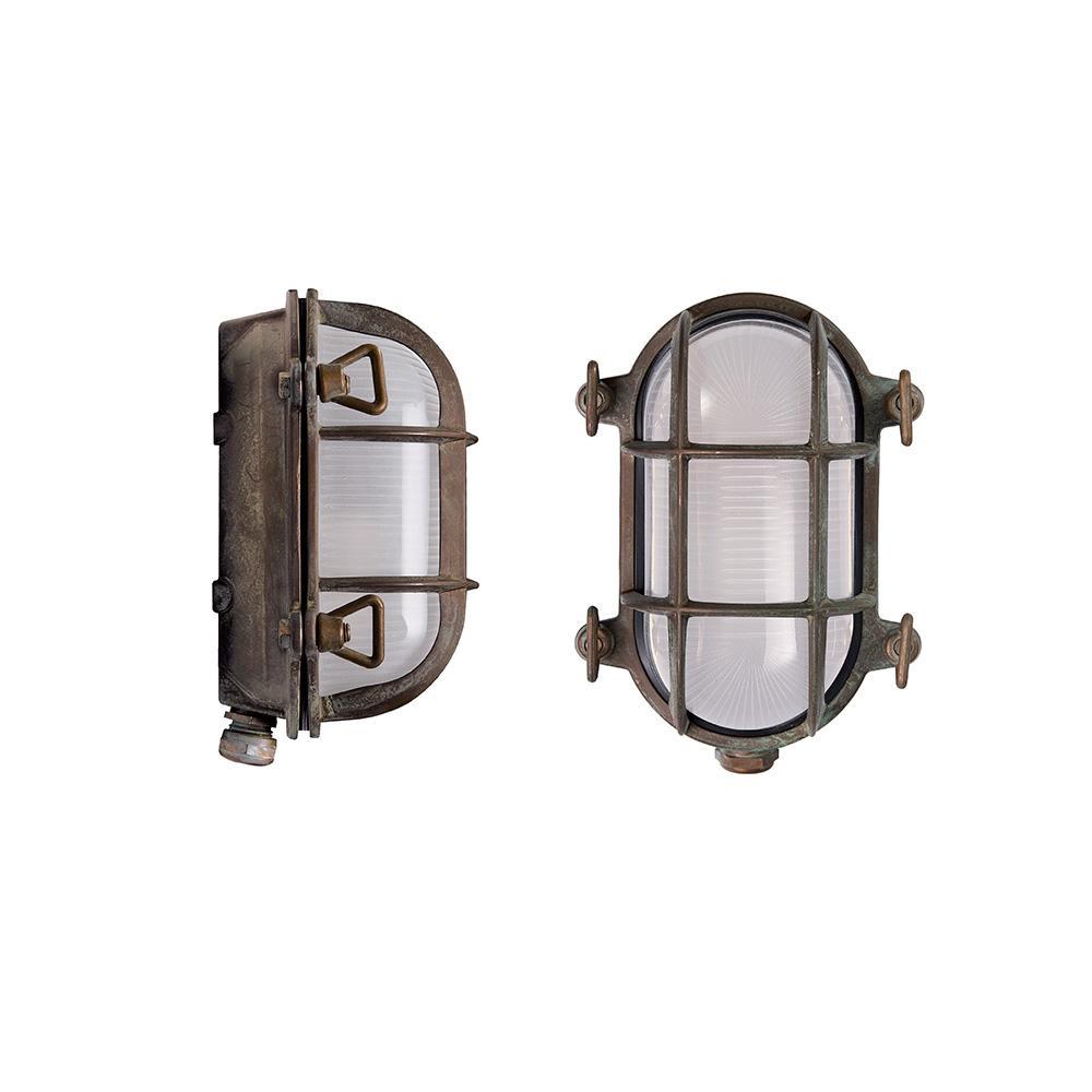Plafoniera Moretti Luce Ottone Ovale Mini - 00.15.O 01