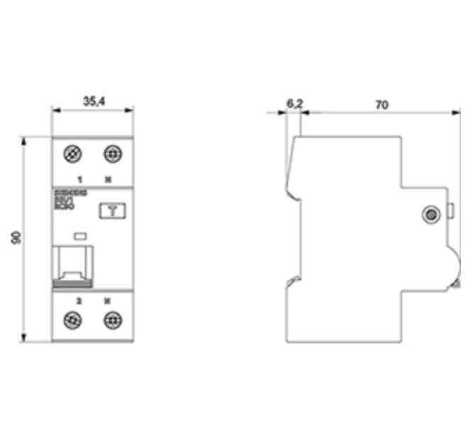 scheda tecnica interruttore magnetotermico differenziale siemens 45ka 15ka tipo a 30ma