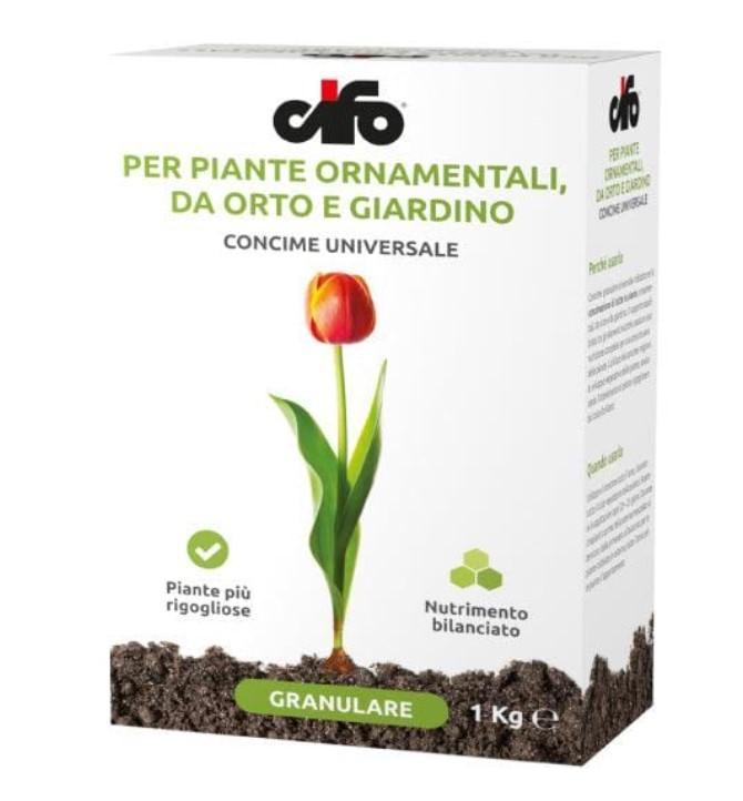 Concime Granulare Cifo Universale 1kg per Piante Ornamentali - 110802 01