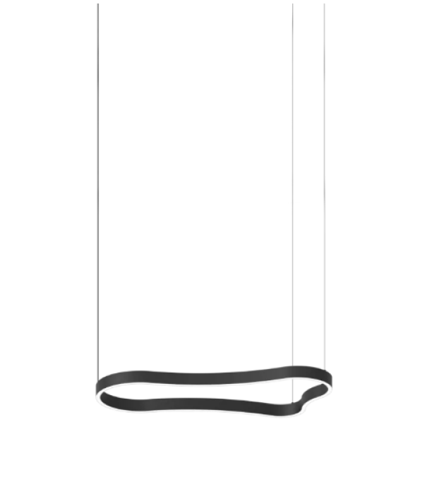 Lampada a sospensione LED nero design moderno Ideal Lux per illuminazione interni