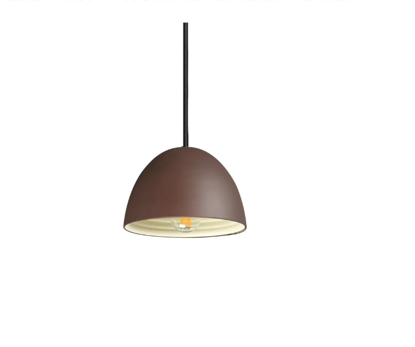 Lampada a sospensione per interni design coffee con attacco E27 Ideal Lux