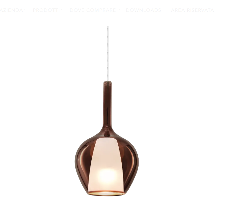 Lampadario Ideal Lux Kalique a Sospensione con Attacco E27 rame- 360065 01