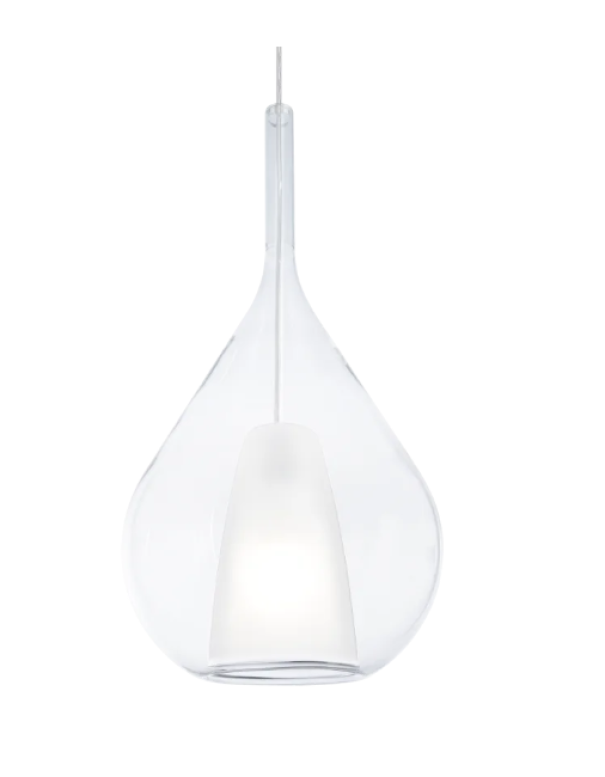 lampada a sospensione trasparente per interni ideale per illuminazione moderna
