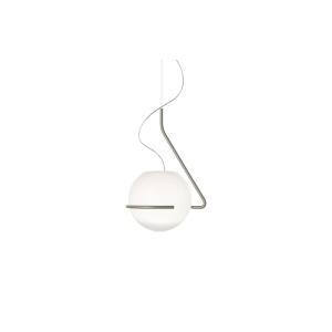 Lampada a sospensione  tonda  titanio/bianco attacco e27 - fn3180s000t10e30