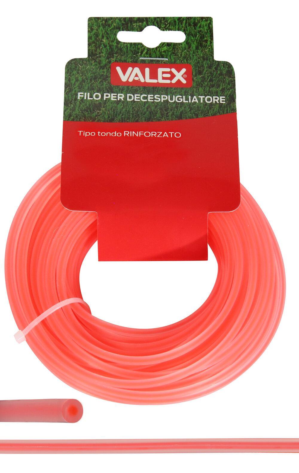 filo decespugliatore tondo rinforzato diametro 3 mm lunghezza 10 metri Valex