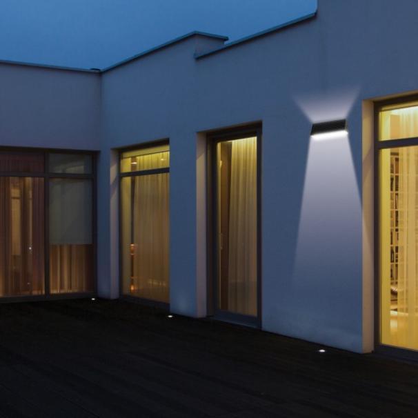  Applique Velamp LED Solare da Esterno con Sensore di Movimento 4000K IP44 - SL254 03