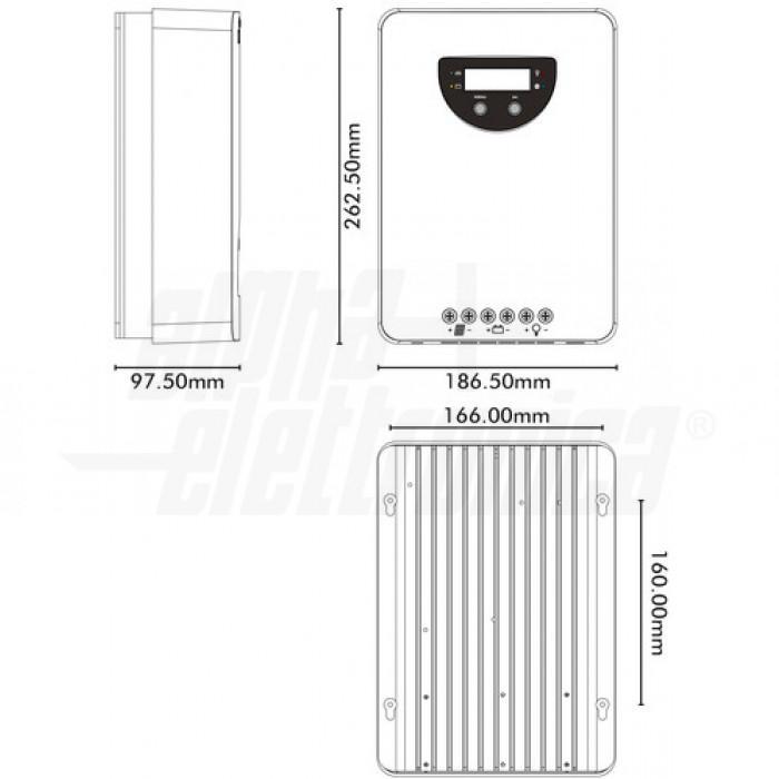  Regolatore di Carica Solare Alpha Elettronica 12/24Vcd  -  RHC6010 03