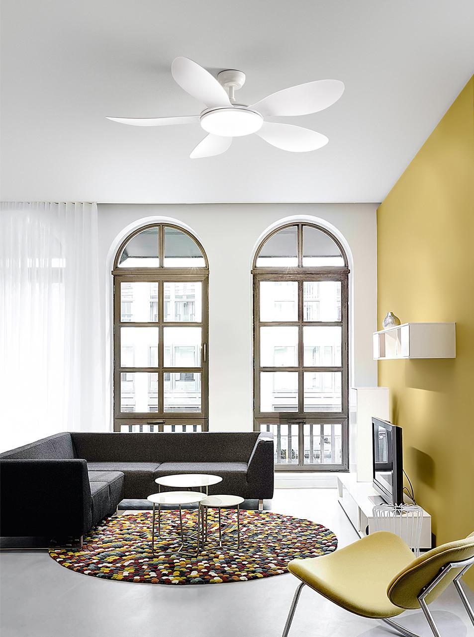 Ventilatore Perenz da Soffitto in Metallo Bianco - 7173 B CT 02