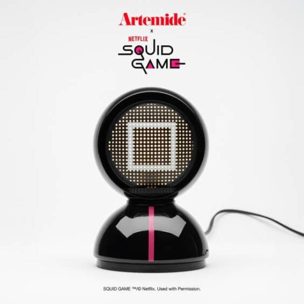 Lampada da Tavolo Artemide Eclisse u00d812u202fcm nera Guard Black Edizione Limitata Squid Game - S0028010ASG1 02