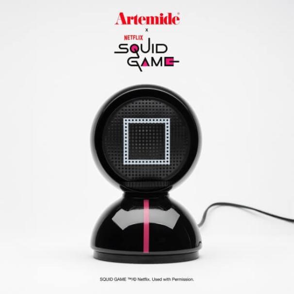 Lampada da Tavolo Artemide Eclisse u00d812u202fcm nera Guard Black Edizione Limitata Squid Game - S0028010ASG1 03