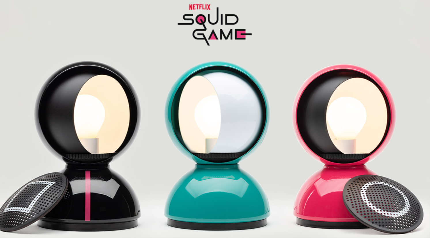 Lampada da Tavolo Artemide Eclisse u201cPlayeru201d u00d812u202fcm verde Edizione Limitata Squid Game - S0028010ASG3  02