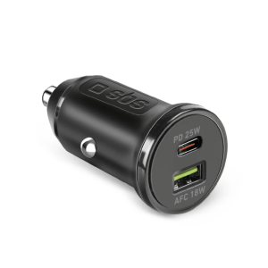 Caricatore auto  ricarica ultra rapida 25 watt con power delivery (pd) - tecrpd25w