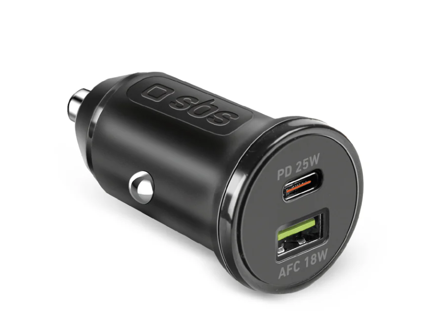 Caricatore auto SBS Ricarica ultra rapida 25 Watt con Power Delivery (PD) - TECRPD25W 01