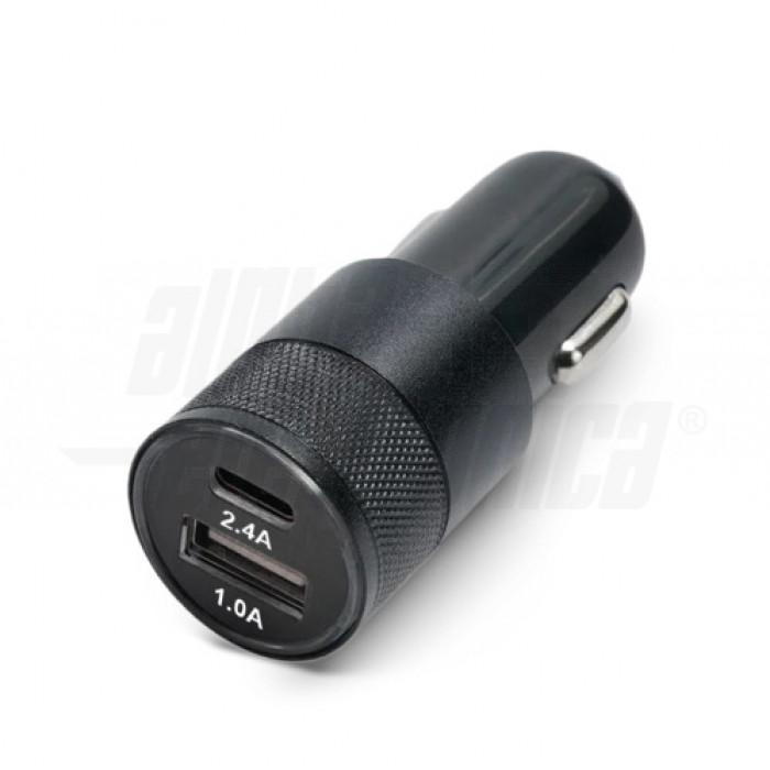 Caricatore Auto USB Alpha elettronica da Presa Accendisigari 12/24V - KR115 06