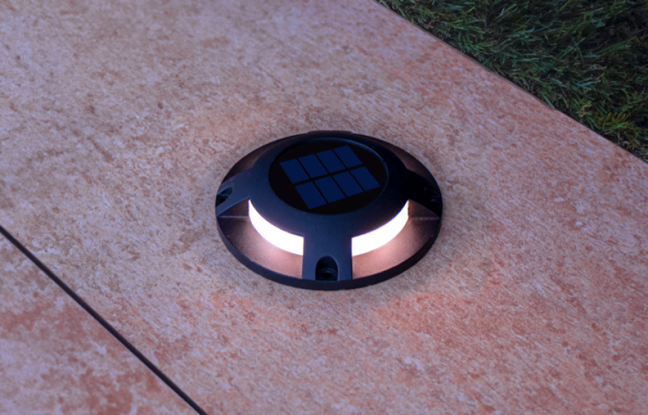 Segnapasso LED Calpestabile Century a Energia Solare IP67 da Esterno - STEPS-041240 01
