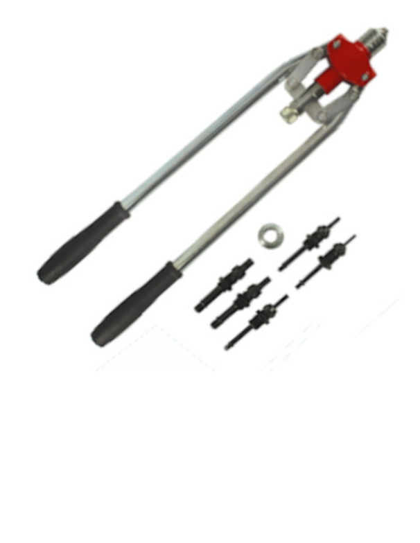 kit rivettatrice manuale professionale con accessori e valigetta ARIASANA