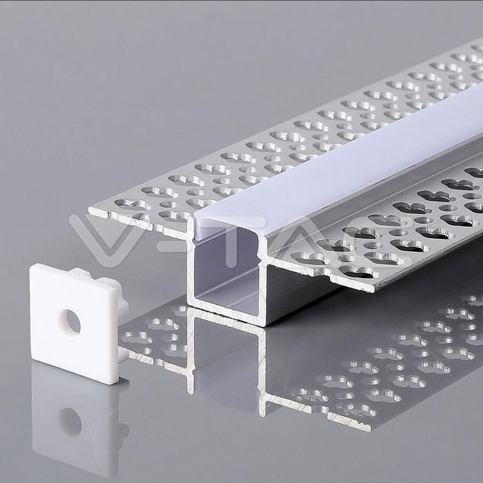 Profilo in Alluminio V-TAC VT-8201 per Strisce LED 2m - 23173 01