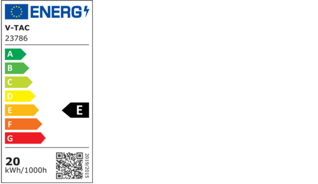 lampada led grill V-TAC 60cm 20W prisma illuminazione bianco neutro