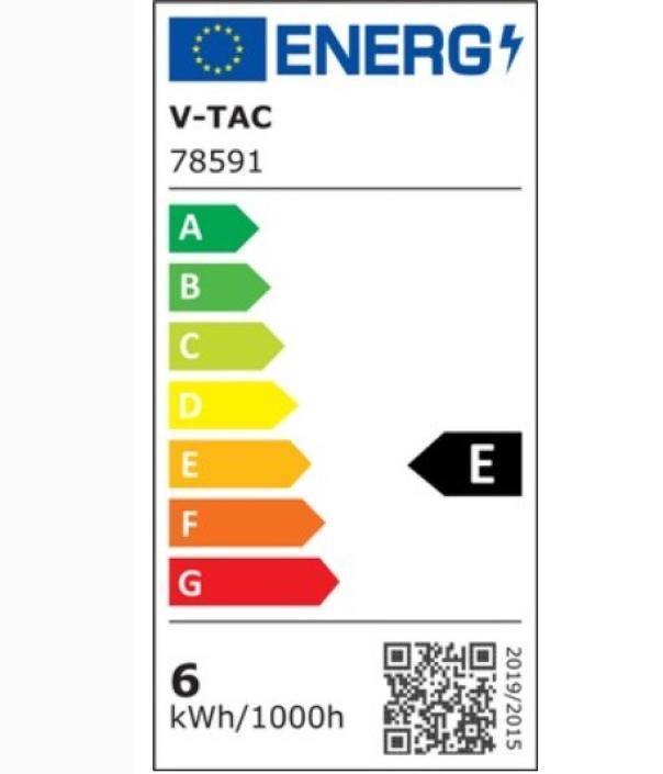 Mini Pannello LED V-TAC 6W Rotondo da Incasso 4000K VT-61006 - 78591 06