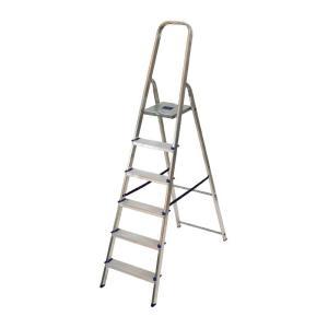 Scala  domestica in alluminio a 5 gradini - lf/5