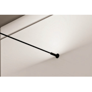 Sistema fissaggio nero strip led 10 m  - ts10/ne