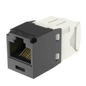 Presa rj45  cat.6 nera autocrimpante - 60107