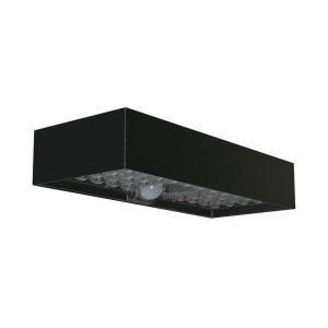 Applique led  solare da muro 6w con sensore pir luce naturale 4000k nero - 10307