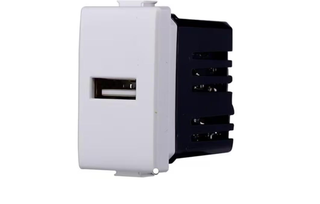 Modulo presa usb da incasso 1 porta usb 2 1a direct cctv