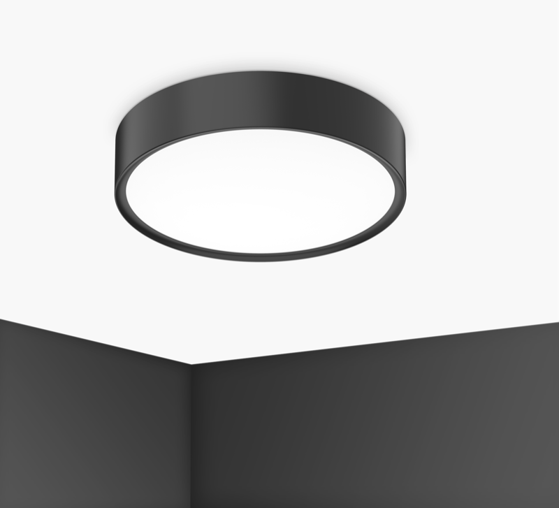Plafoniera LED Century Blanca Luxe nera24W Luce Selezionabile 3000K/4000K/6500K - BCL-2440NE 03