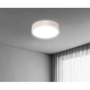 Plafoniera led  blanca luxe sabbia 24w luce selezionabile 3000k/4000k/6500k - bcl-2440sa