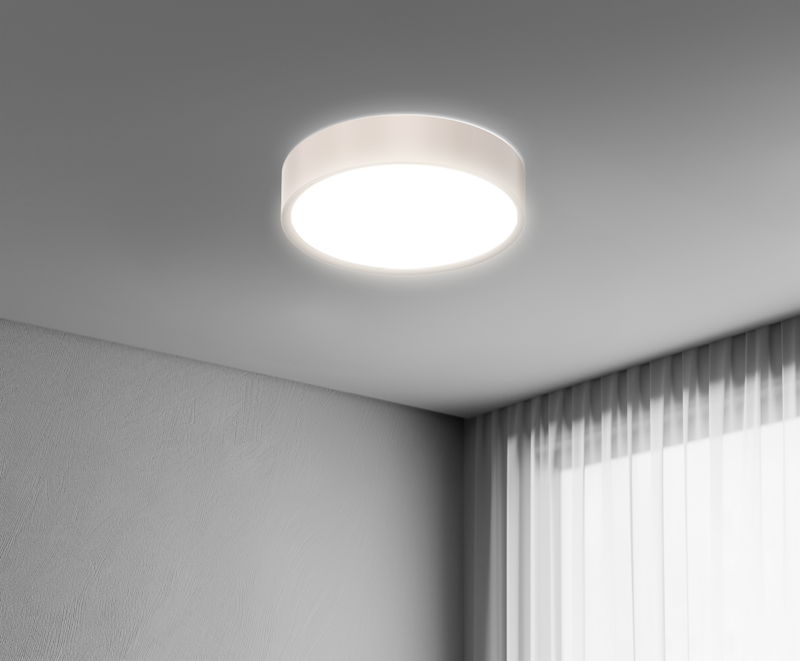 Plafoniera LED Century Blanca Luxe sabbia 24W Luce Selezionabile 3000K/4000K/6500K - BCL-2440SA 01