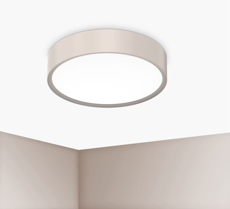 Plafoniera LED Century Blanca Luxe sabbia 24W Luce Selezionabile 3000K/4000K/6500K - BCL-2440SA 03