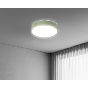 Plafoniera led  blanca luxe verde 24w luce selezionabile 3000k/4000k/6500k - bcl-2440ve