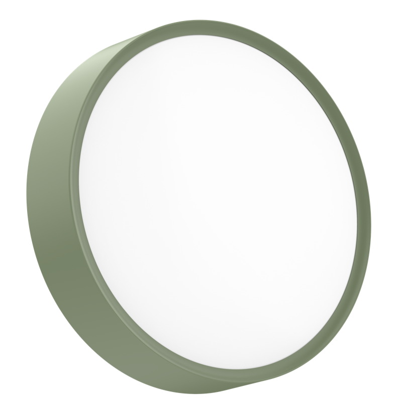 Plafoniera LED Century Blanca Luxe verde 24W Luce Selezionabile 3000K/4000K/6500K - BCL-2440VE 02