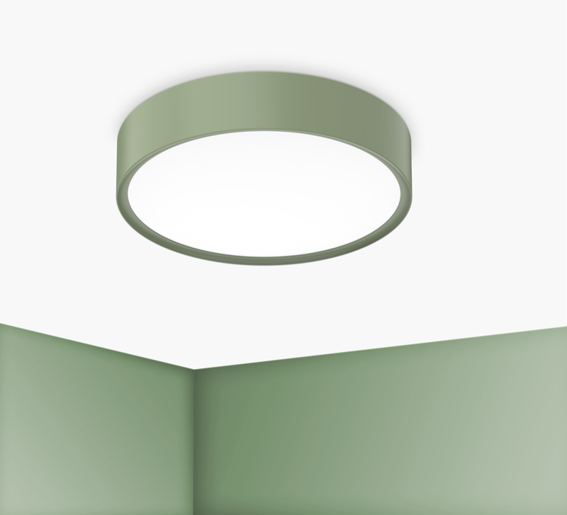 Plafoniera LED Century Blanca Luxe verde 24W Luce Selezionabile 3000K/4000K/6500K - BCL-2440VE 03