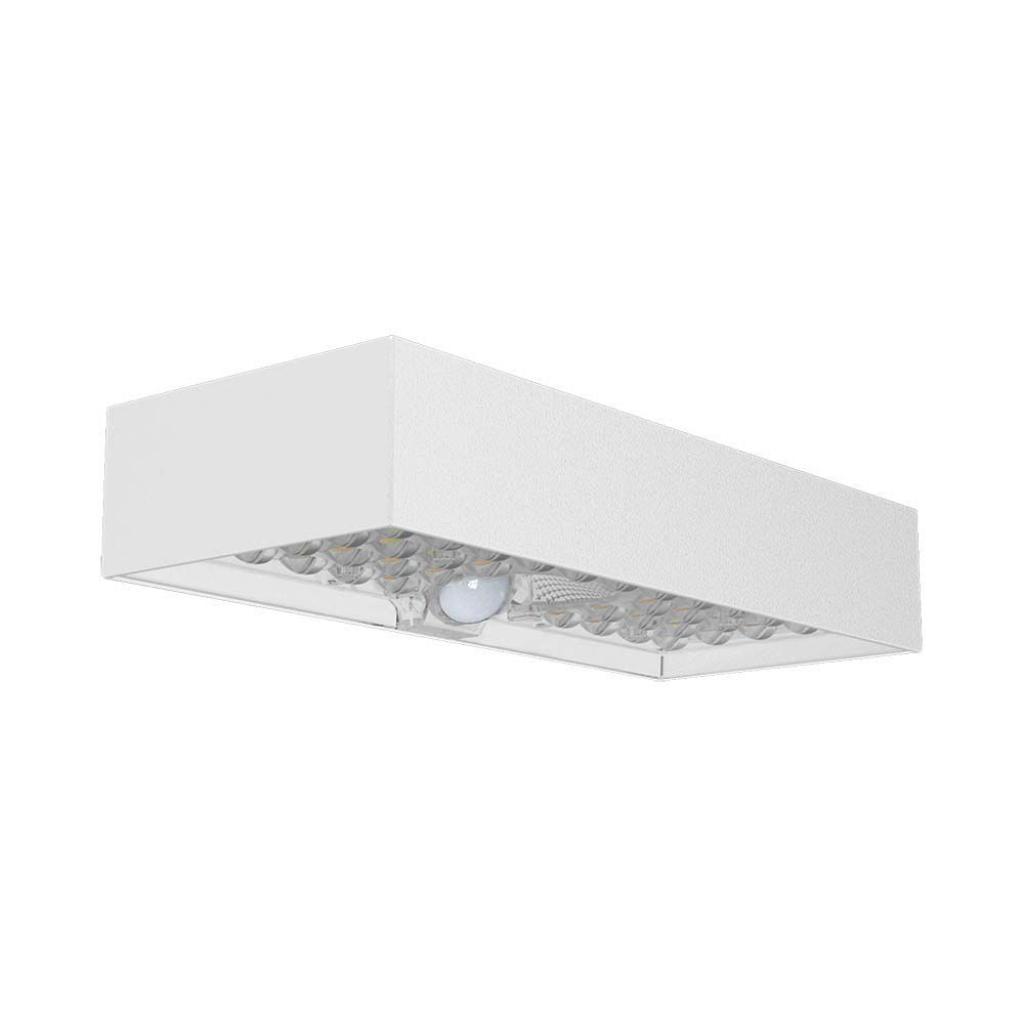 Lampada LED V-tac da Muro 6W Con Pannello Solare e Sensore PIR Colore Bianco 4000K - 10308 04