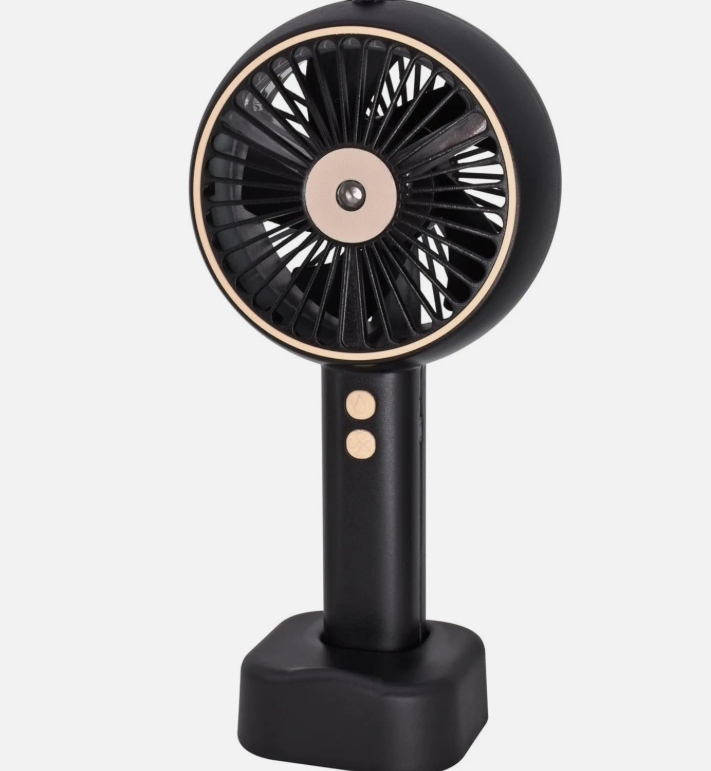ventilatore portatile ricaricabile da tavolo con supporto smartphone