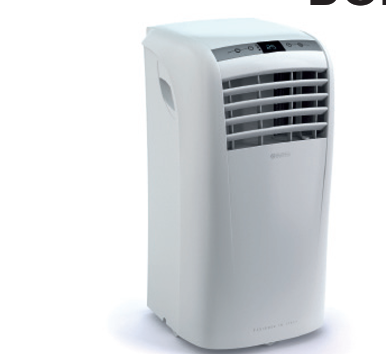 Climatizzatore portatile monoblocco Olimpia Splendid 2.6kW WiFi vista frontale bianco design compatto