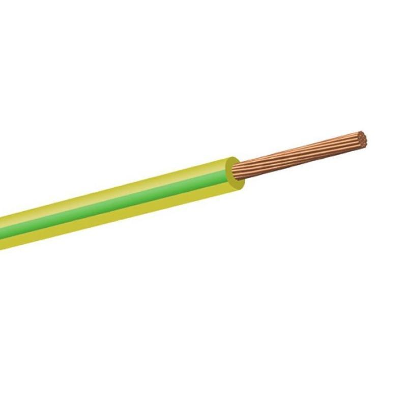 cavo elettrico unipolare fg17 rame isolato pvc giallo verde